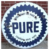 Pure Oil Porcelain Sign