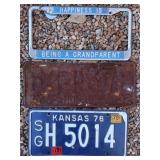 3pc License Plates & Frame