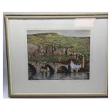 Signed Ernst Geissendorfer Etching