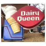 Large Dairy Queen Sign