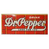 Dr. Pepper Enamel Sign