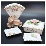 Vntg Floral Bond Ware & Thames Porcelain Pieces