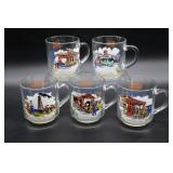 5pc Gulf Advertising Glasses