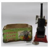 Vntg Vertical Steam Engine