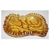 Amber Depression Card Tray