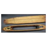 Antique Wooden Weaving Loom Shuttle