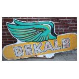 Dekalb Press Wood Sign