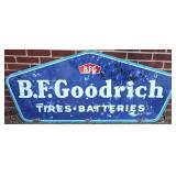 B.F. Goodrich Double Sided Porcelain Sign