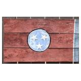 Wood Tennessee Flag