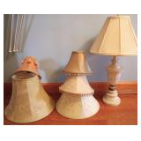 Table Top Lamp & Shades