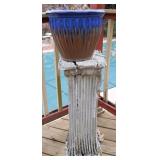 Blue & Brown Planter & Column - Broken