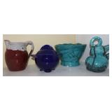 4pc Pottery Pieces - Chipped