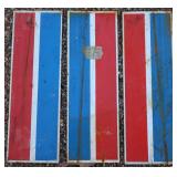 3pc Greyhound Bus Metal Signs