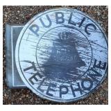 Public Bell Telephone Sign