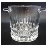 Vntg Crystal Ice Bucket