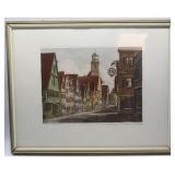 Signed Ernst Geissendorfer Etching