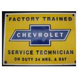 Chevrolet Service Technician Sign