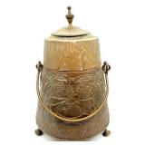 Antique Dutch Copper & Brass Footed Ember Snuffer