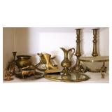 Brass Lot-Canlde Holders, Rocking Horse++