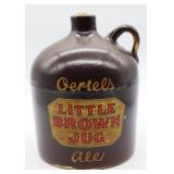 Vntg Ortels Little Brown Jug Ale