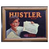 Framed Hustler Brand Bartletts Advertising