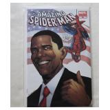 The Amazing Spiderman and Obama comic