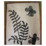 Framed Vintage Crochet Scene