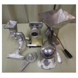 Vintage Metalic Food Procesors