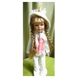 Pocelain Unicorn Doll