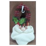 Plush Santa Door Knob Hanger