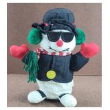 Swinging Snowman Animated Musical