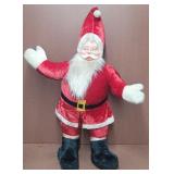 4ft Plush Santa - Plastic Face