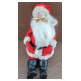 Sitting Santa Rubber Faced Decor