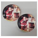 2pk Coca-Cola Snack Plates