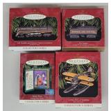 4pc Keepsake Hallmark Ornaments