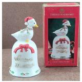 Mother Goose Season Greetings Christmas Bell