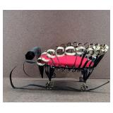 Tin Can Sleigh Art Pin Cushion