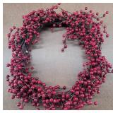 Christmas Holiday Red Berry Wreath