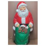 Empire Blow Mold Santa w/ Puppy