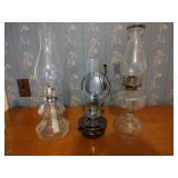 3 Oil Lamps
