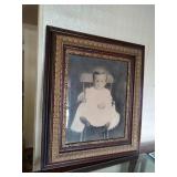 Charcoal Portrait of Baby