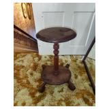 Wood Candle Holder Table