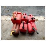 6 Gas Cans