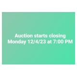 Auction Closes