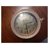Brass Nautical Clock