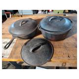 Cast Iron Dutch Oven and Pot