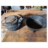 Cast Iron Kettle and Pot