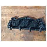 Cast Iron Shave and Haircut Wall Plaque