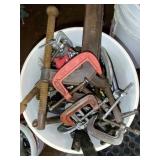 Bucket Full of Clamps