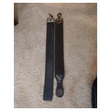 2 Leather Razor Sharpening Straps Stropes